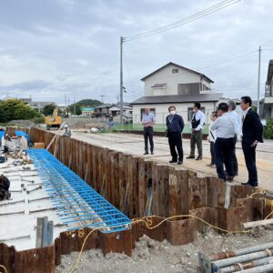 会派で船形バイパス視察