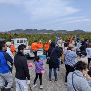 平砂浦で宝探しビーチクリーン